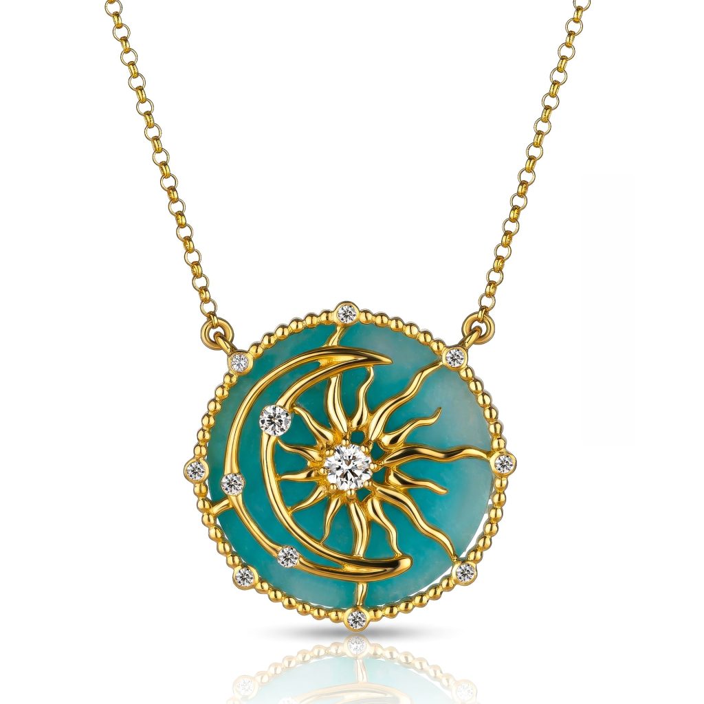 Sun moon pendent